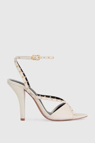 Rebecca Minkoff Studded Sandal In Panna