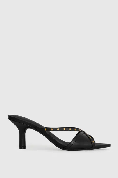Rebecca Minkoff Studded Slide In Black