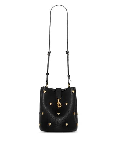 Rebecca Minkoff Studded Small Heart Bucket Bag