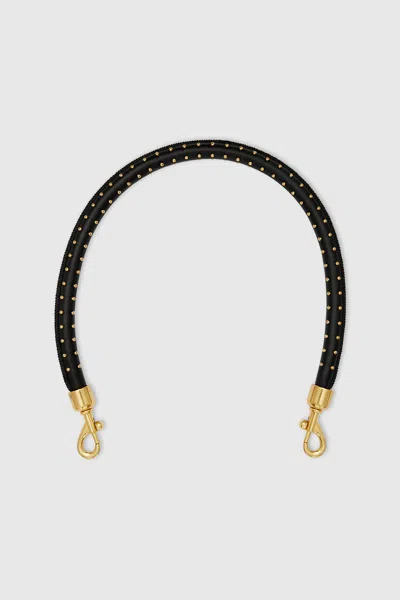 Rebecca Minkoff Studded Tubular Strap In Black