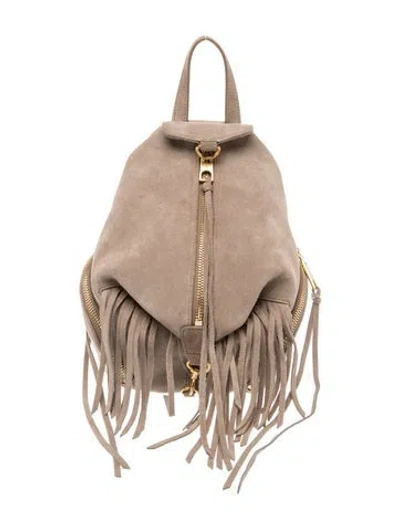 Pre-owned Rebecca Minkoff Suede Backpack In Brown