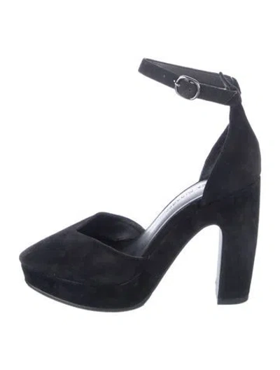 Pre-owned Rebecca Minkoff Suede In Black