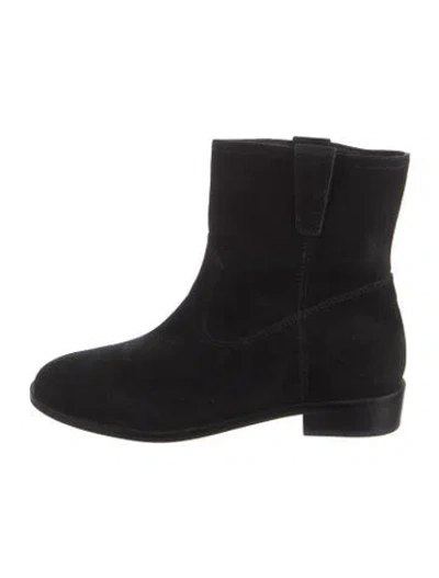 Pre-owned Rebecca Minkoff Suede Boots In Black