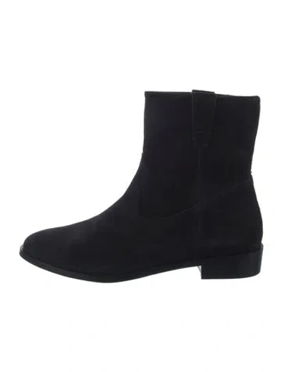 Pre-owned Rebecca Minkoff Suede Boots In Black