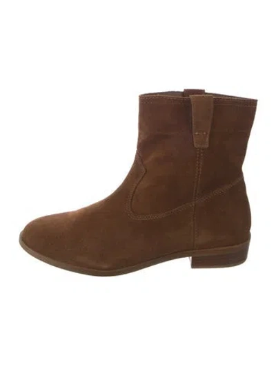Pre-owned Rebecca Minkoff Suede Boots In Brown