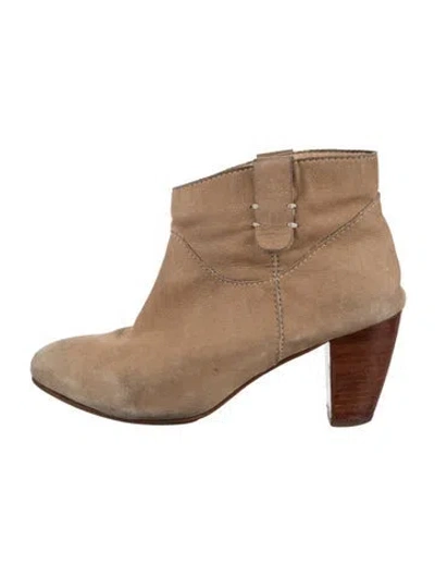 Pre-owned Rebecca Minkoff Suede Boots In Brown