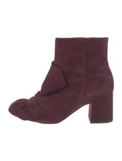 Pre-owned Rebecca Minkoff Suede Boots In Purple