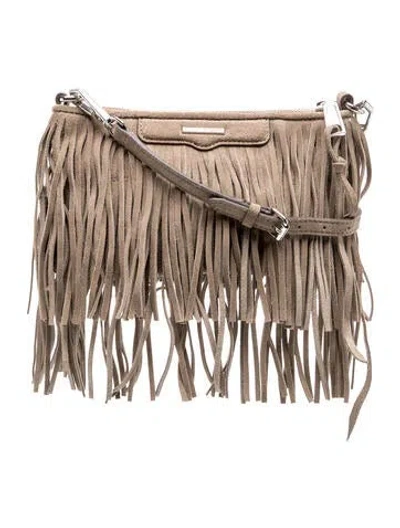 Pre-owned Rebecca Minkoff Suede Crossbody Bag In Brown