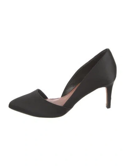 Pre-owned Rebecca Minkoff Suede D'orsay Pumps In Black