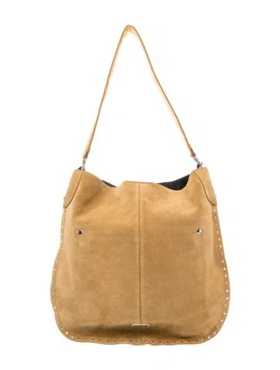 Pre-owned Rebecca Minkoff Suede Messenger Bag In Brown