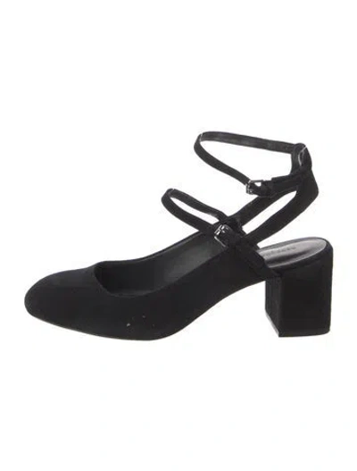 Pre-owned Rebecca Minkoff Suede Pumps In Black