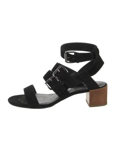 Pre-owned Rebecca Minkoff Suede Pumps In Black