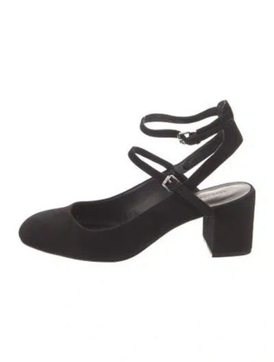 Pre-owned Rebecca Minkoff Suede Pumps In Black