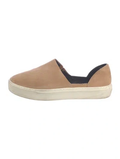 Pre-owned Rebecca Minkoff Suede Sneakers In Brown