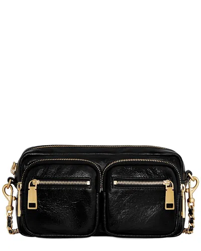 Rebecca Minkoff Surplus Small Leather Crossbody In Black