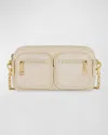 Rebecca Minkoff Surplus Small Patent Leather Crossbody Bag In Chantilly