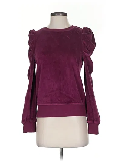 Pre-owned Rebecca Minkoff Sweatshirt In Burgundy