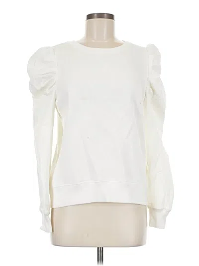 Pre-owned Rebecca Minkoff Sweatshirt In White