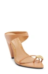 Rebecca Minkoff Toe Ring Pointed Toe Slide Sandal In Neutral