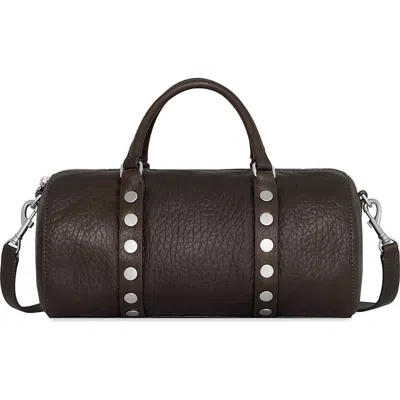 Rebecca Minkoff Tootsie Leather Barrel Crossbody Bag In Brown