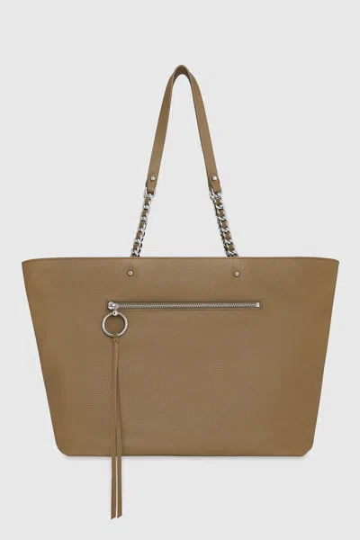 Rebecca Minkoff Top Zip Chain Tote Bag In Surplus