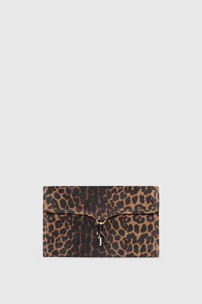 Rebecca Minkoff Travel Wallet Bag In Leopard