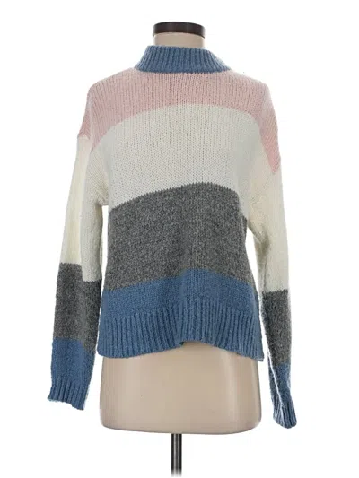 Pre-owned Rebecca Minkoff Turtleneck Sweater In Blue