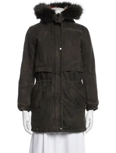 Pre-owned Rebecca Minkoff Utility Jacket In Black