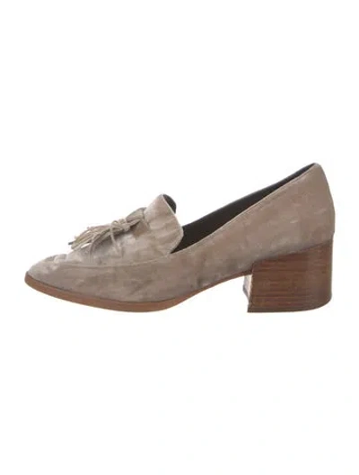Pre-owned Rebecca Minkoff Velvet Pumps In Gray