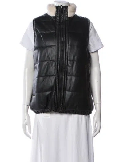Pre-owned Rebecca Minkoff Vest In Black