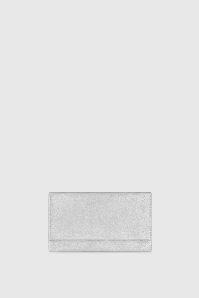 Rebecca Minkoff Wallet Clutch Bag In Silver