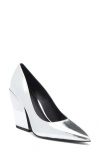 Rebecca Minkoff West Pointed Toe Pump In Silver