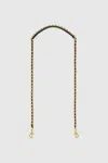 Rebecca Minkoff Whip Chain Strap With Shoulder Pad In Black