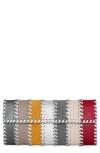 Rebecca Minkoff Whipstitch Patchwork Leather Clutch In Multi