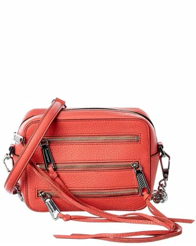 Rebecca Minkoff Women's 4 Zip Moto Camera Bag In Grapefruit In Pink