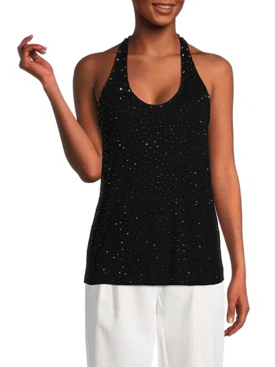 Rebecca Minkoff Women's Embellished Tank Top In True Black