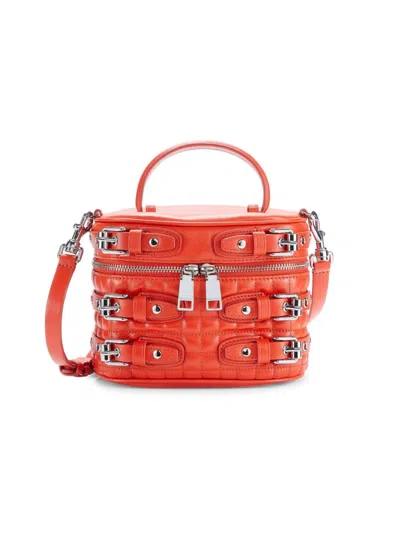 Rebecca Minkoff Women's Hitch Hiker Leather Vanity Bag In Coral
