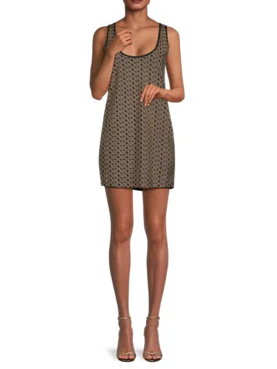 Rebecca Minkoff Women's Print Mini Dress In Alabaster