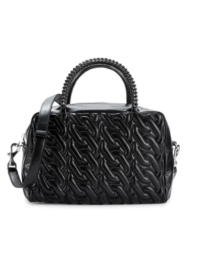 Rebecca Minkoff Women's Quilted Leather Top Handle Bag In Black