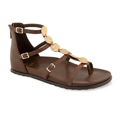 Rebecca Minkoff Womens Hadley Strap Sandals In Brown
