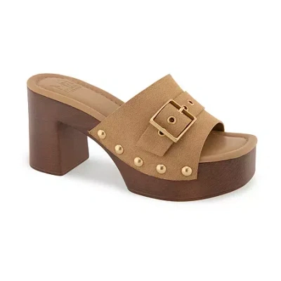 Rebecca Minkoff Womens Jade Heeled Sandals In Brown