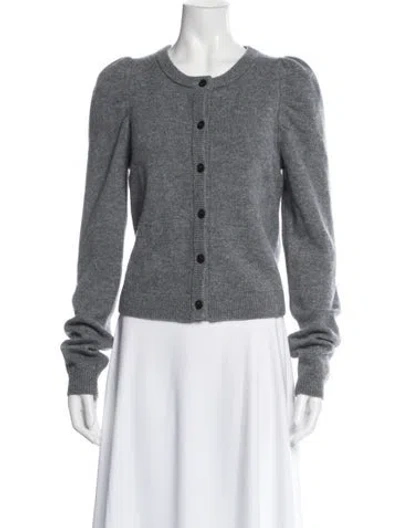 Pre-owned Rebecca Minkoff Wool Crew Neck Sweater In Gray