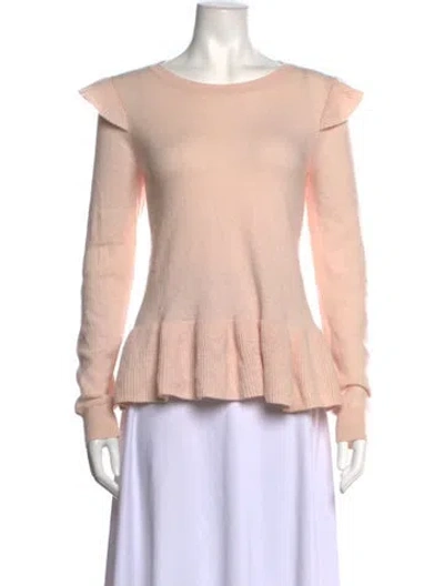 Pre-owned Rebecca Minkoff Wool Crew Neck Sweater In Pink