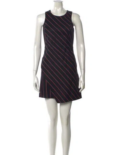 Pre-owned Rebecca Minkoff Wool Mini Dress In Blue