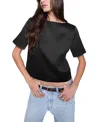 Rebecca Minkoff Wren Shirt With Chain In True Black