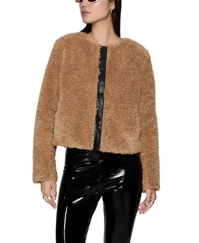 REBECCA MINKOFF WYATT FAUX FUR JACKET