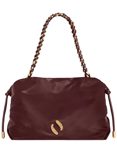 Rebecca Minkoff Zero Gravity Leather Shoulder Bag In Red