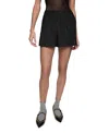 Rebecca Minkoff Zoe Pinstripe Pleated Wool Blend Skort In Pinstripes