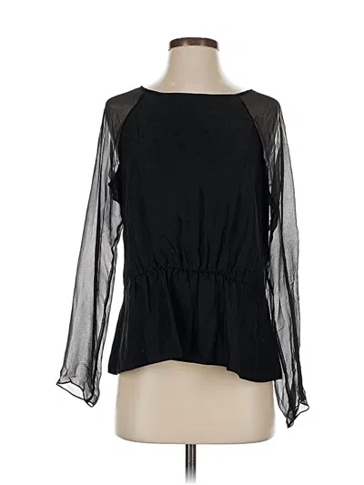 Pre-owned Rebecca Taylor 3/4 Sleeve T-shirt In Black