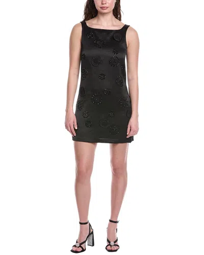 Rebecca Taylor Abrielle Beading Dress In Black